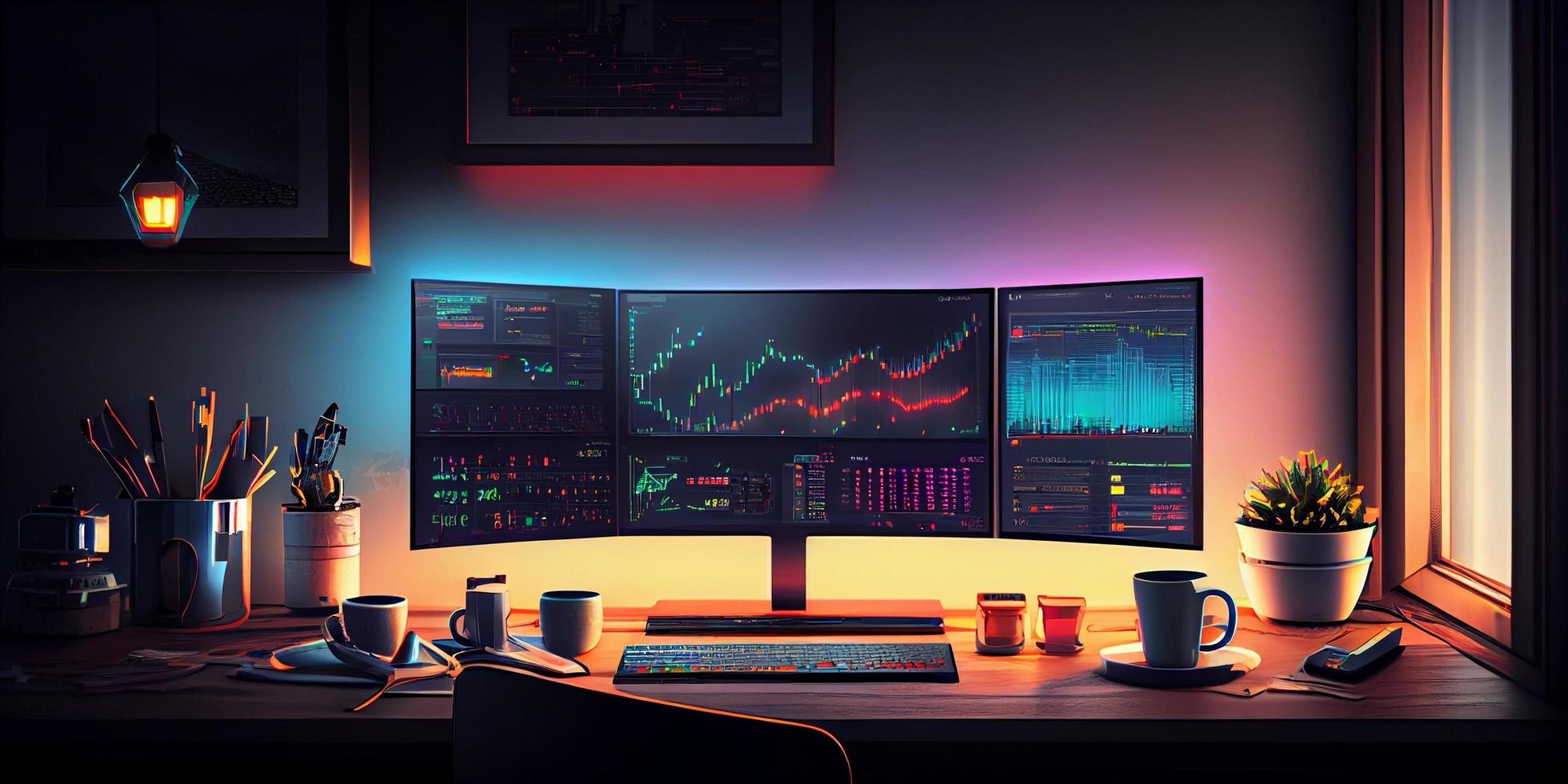 Computer and laptop