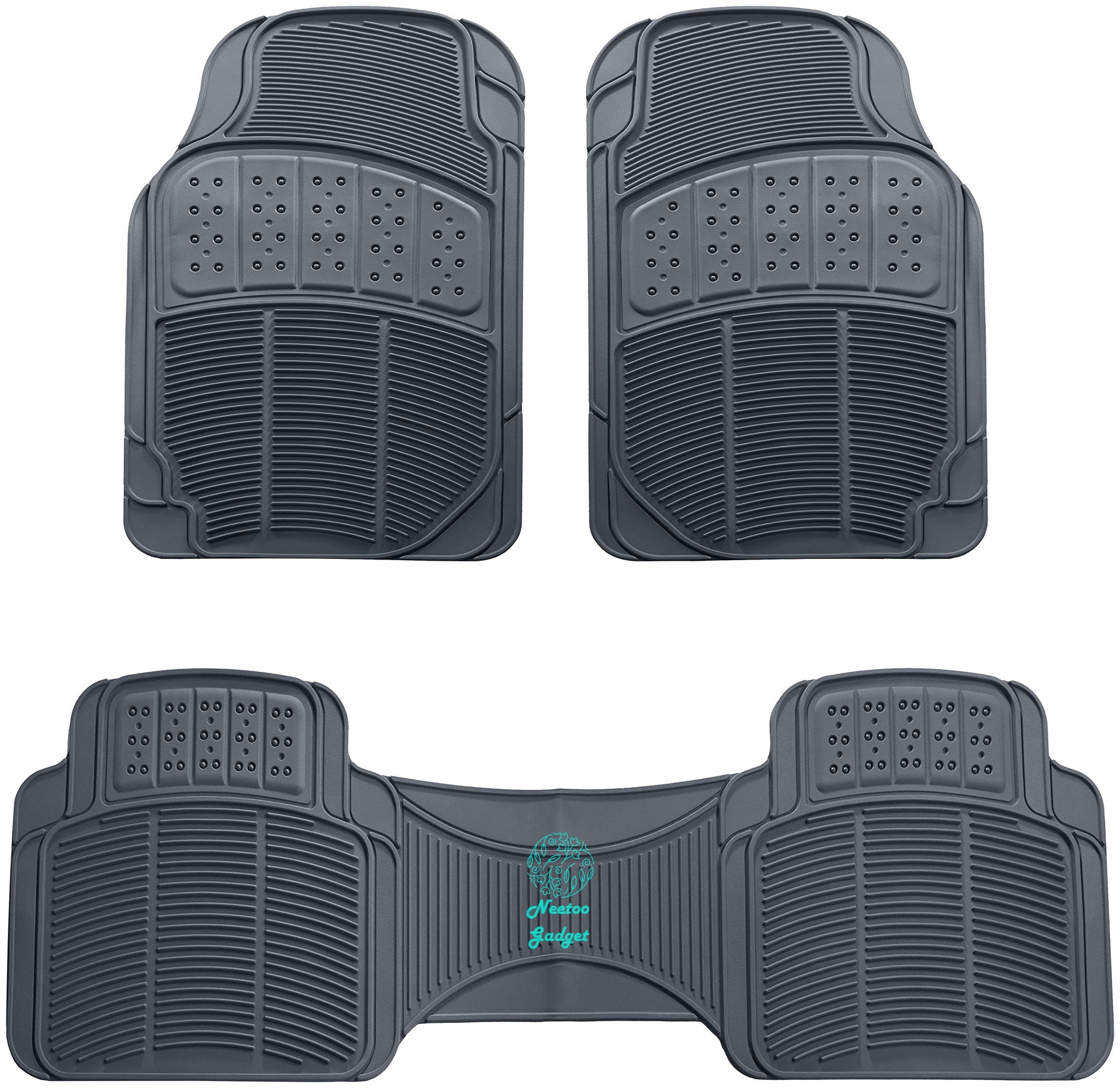 Rubber car mat set