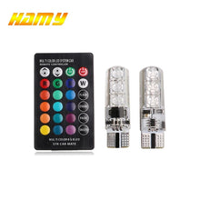 Load image into Gallery viewer, 2x Car T10 W5W LED Bulb Signal Light Remote Control
