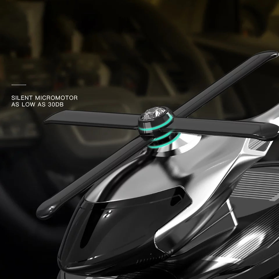 Helicopter solar parfum