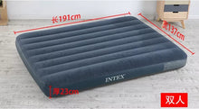 Load image into Gallery viewer, INTX Outdoor Line Pull Air Bed Flocked Airbed
