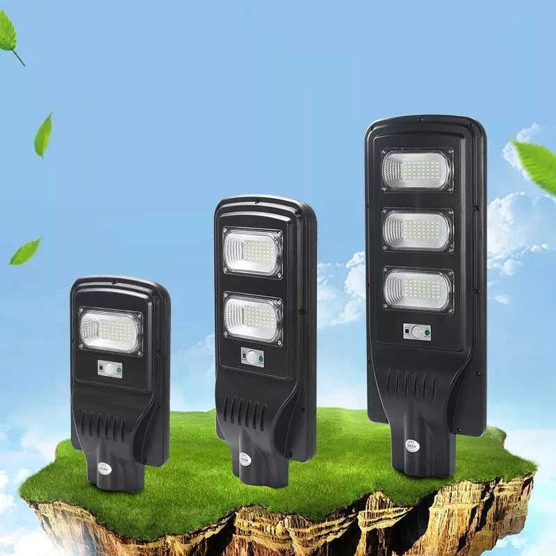 Solar street light without sensor