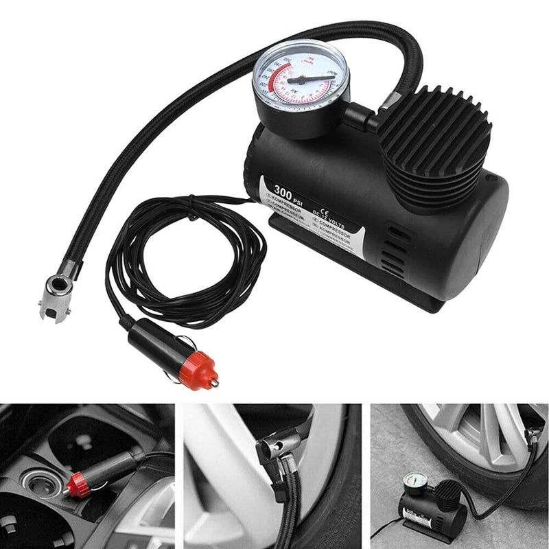 Portable Air Compressor Black
