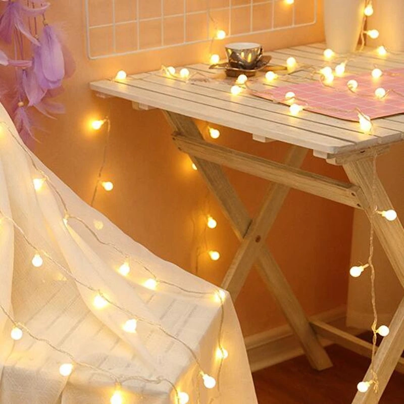 Ball led fairy string