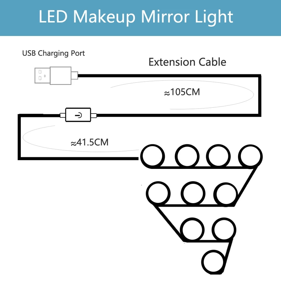 MAkeup vanity led