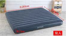 Load image into Gallery viewer, INTX Outdoor Line Pull Air Bed Flocked Airbed
