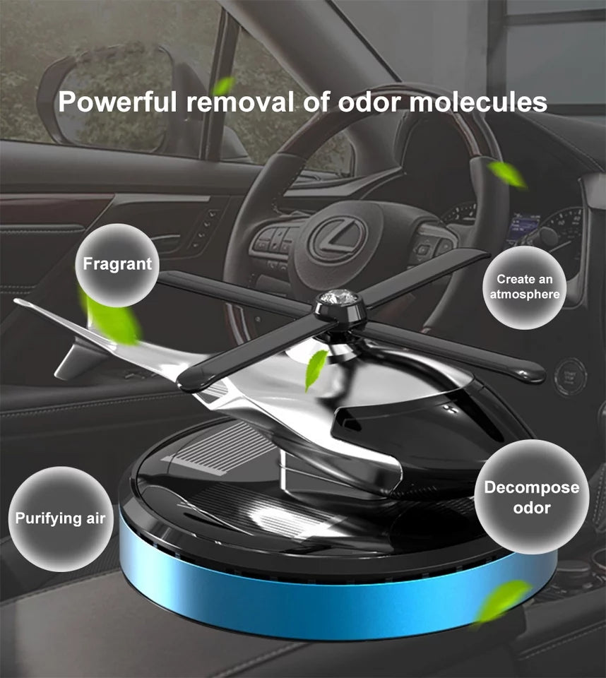 Helicopter solar parfum