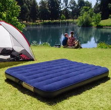 Load image into Gallery viewer, INTX Outdoor Line Pull Air Bed Flocked Airbed
