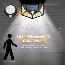 Load image into Gallery viewer, 100 LED Motion Sensor Solar Light Waterproof
