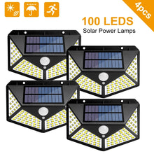 Load image into Gallery viewer, 100 LED Motion Sensor Solar Light Waterproof
