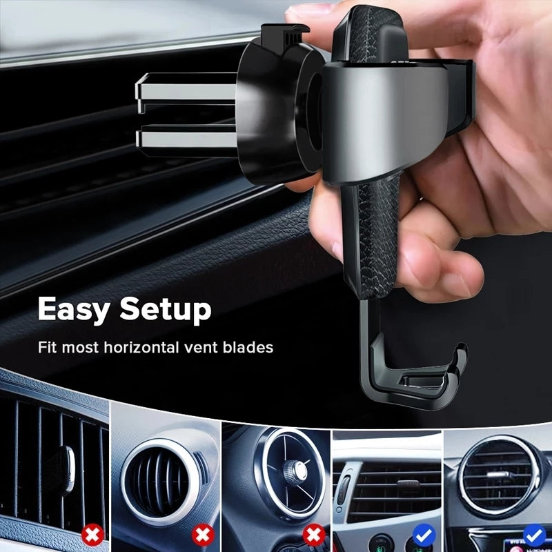 Phone holder gravity