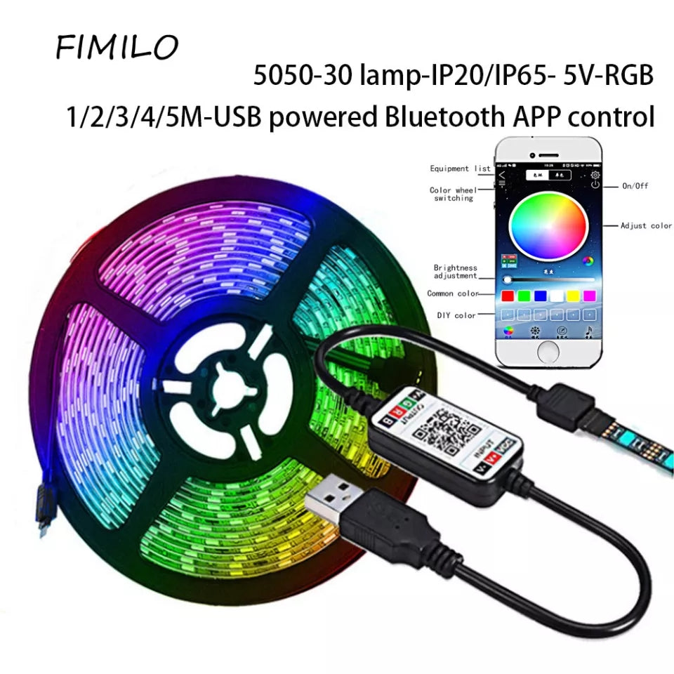 Bluetooth led strip 5 metre