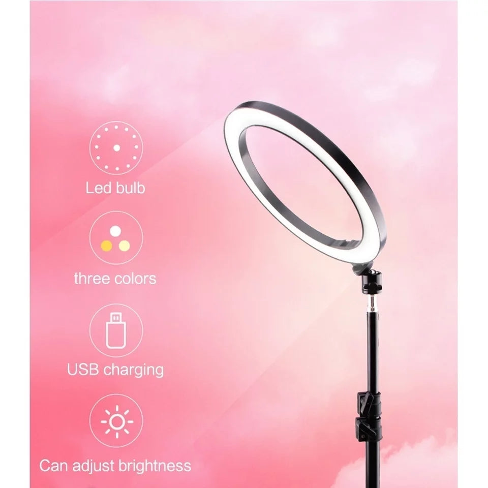 Ring light with tripod free
