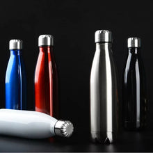 Load image into Gallery viewer, 500ml Double-Wall Insulated Vacuum Flask Stainless Steel Water Bottle 
