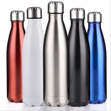 Load image into Gallery viewer, 500ml Double-Wall Insulated Vacuum Flask Stainless Steel Water Bottle 
