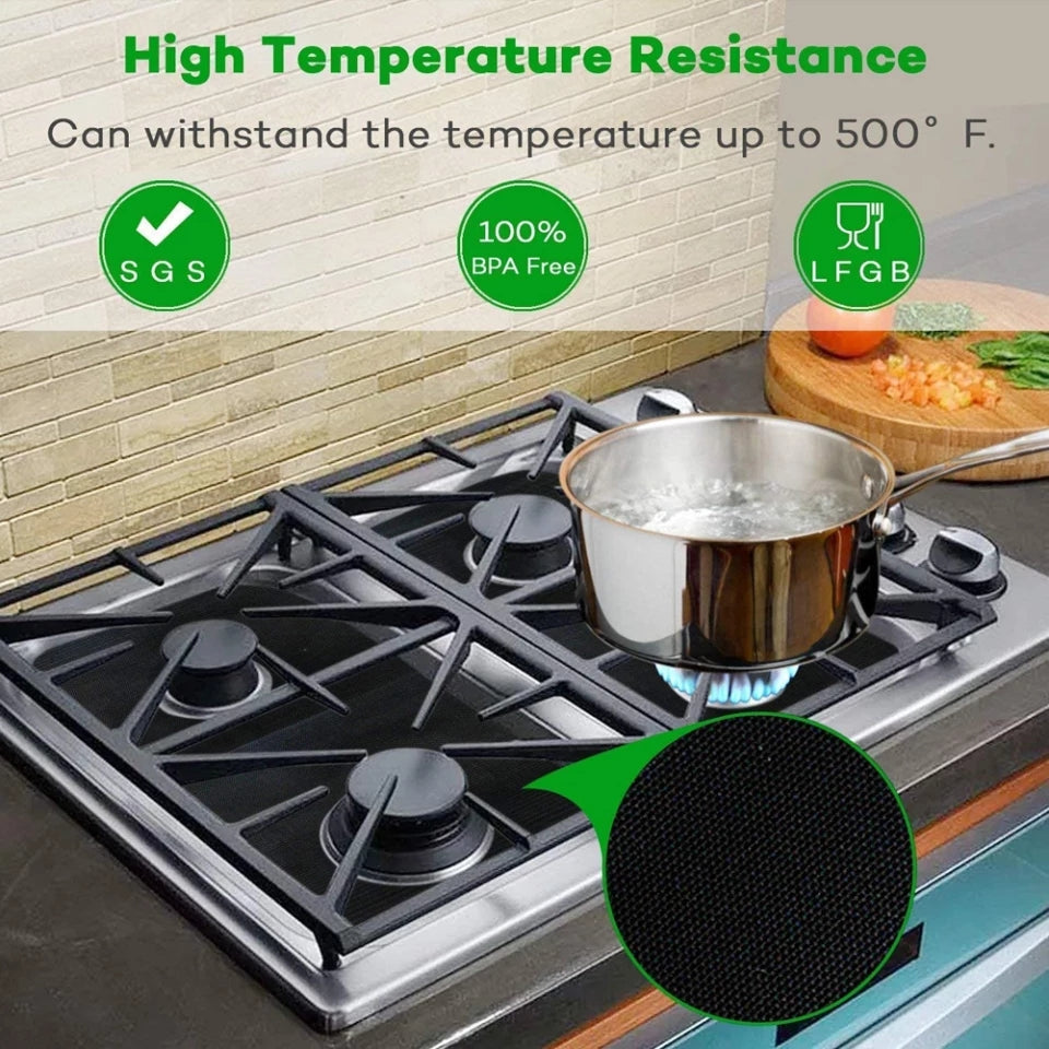 4PC Stove Protector Cover Liner