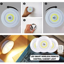 Load image into Gallery viewer, 3W Super Bright Cob Under Cabinet Light LED Wireless Remote
