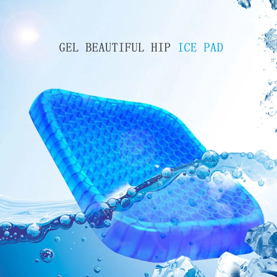K-STAR Summer Cool Gel Egg Cushion Breathable Silicone Cushion Office Relieve Pain Tired