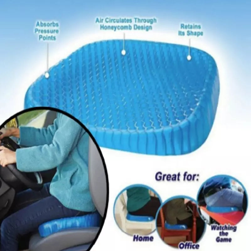 K-STAR Summer Cool Gel Egg Cushion Breathable Silicone Cushion Office Relieve Pain Tired