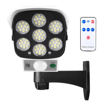 Load image into Gallery viewer, 77 LED Solar Light Outdoors Security Simulation Fake Dummy Camera
