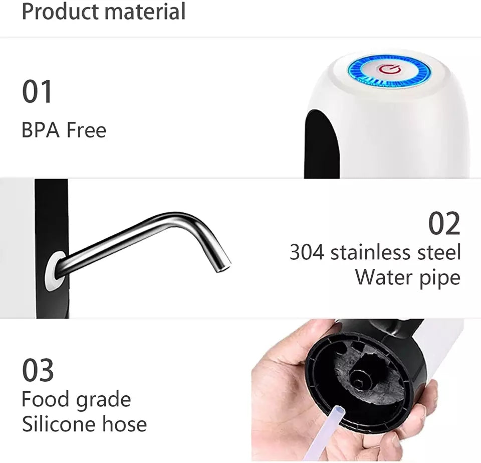 Automatic Water Bottle Pump Portable Electric
