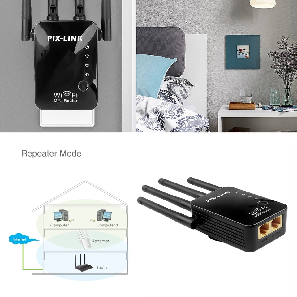 300Mbps Wireless Wifi Extender
