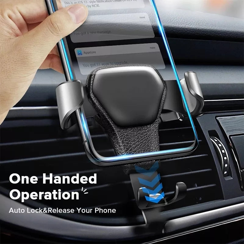 Phone holder gravity