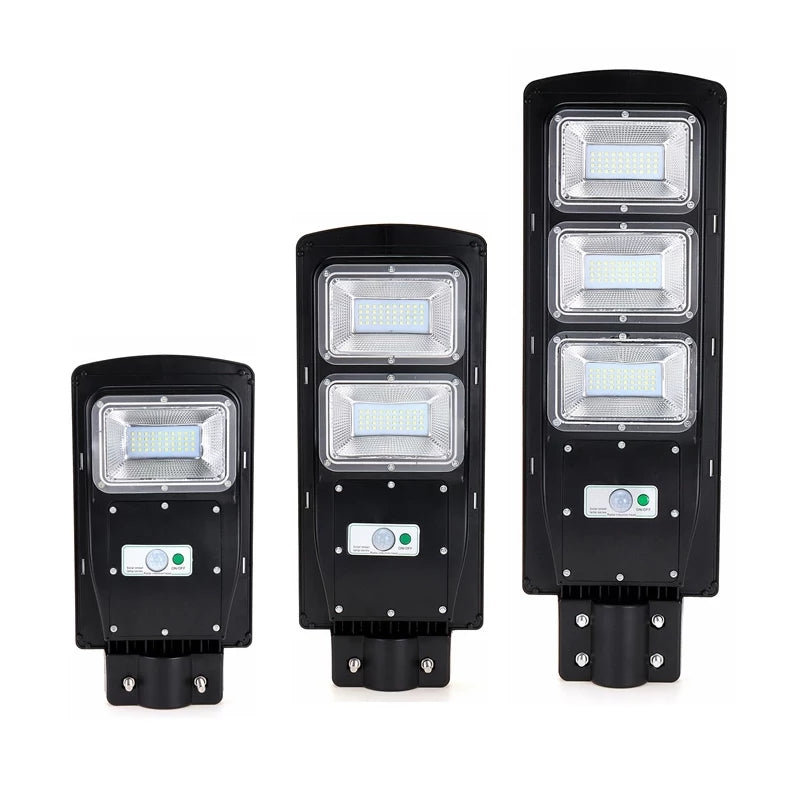 Solar street light without sensor