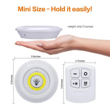 Load image into Gallery viewer, 3W Super Bright Cob Under Cabinet Light LED Wireless Remote
