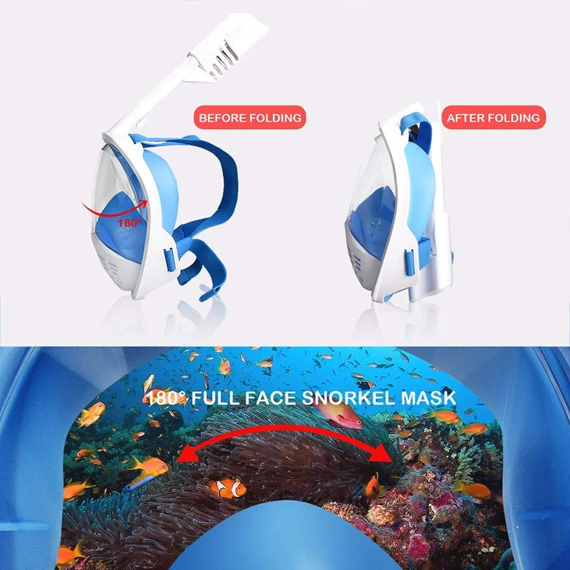 Fog Full Face Diving Mask Snorkeling