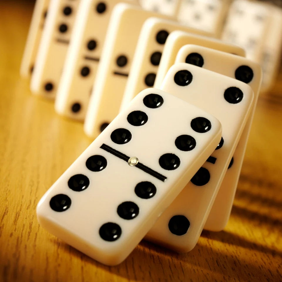 28Pcs/Set Wooden Domino