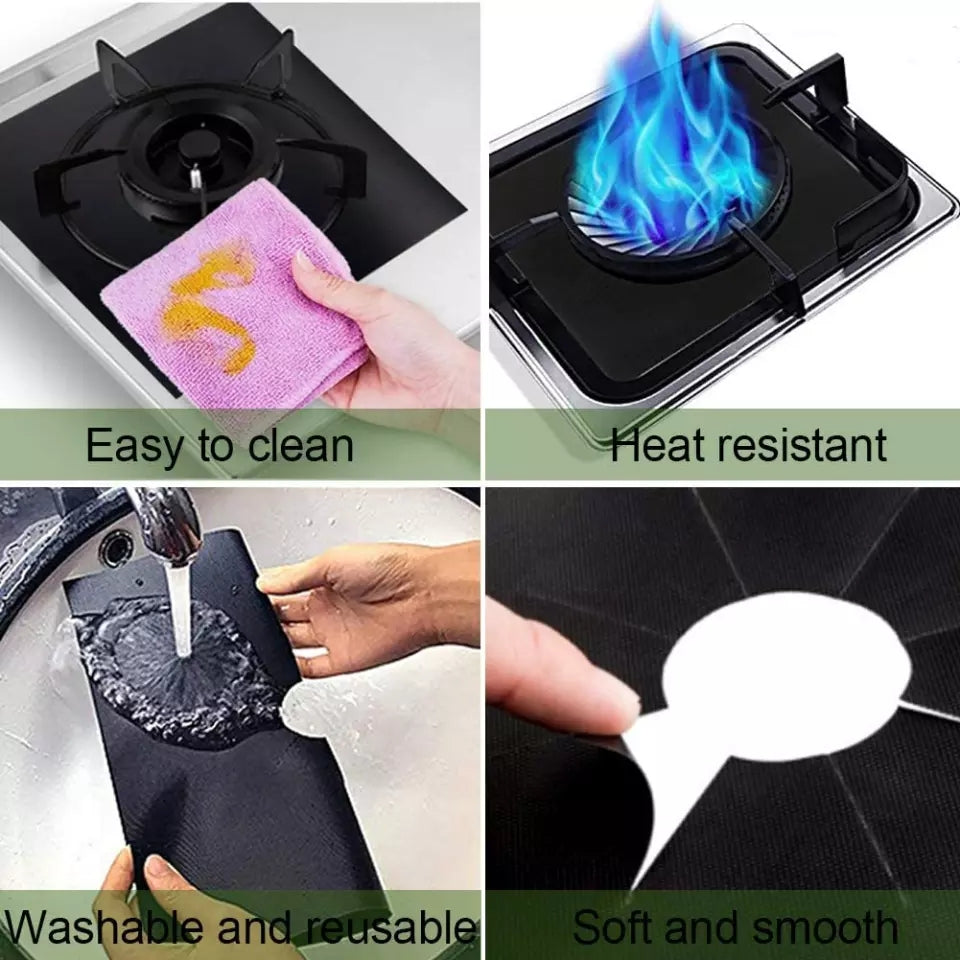 4PC Stove Protector Cover Liner