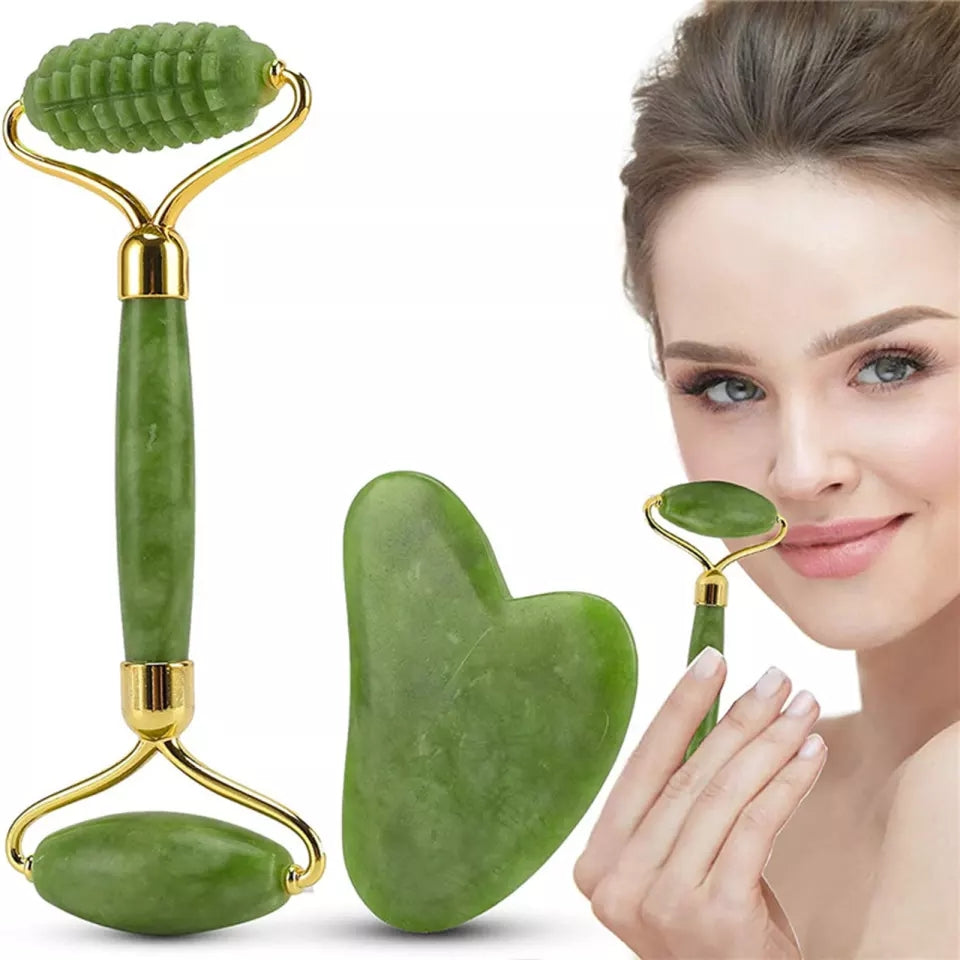 Facial Roller Gua Sha Set Skin Care 