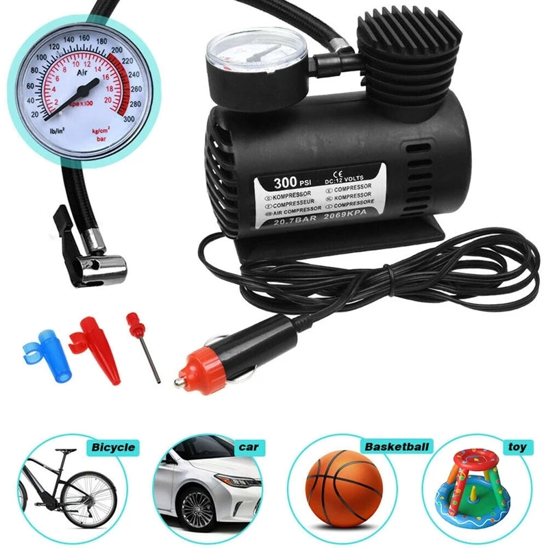 Portable Air Compressor Black