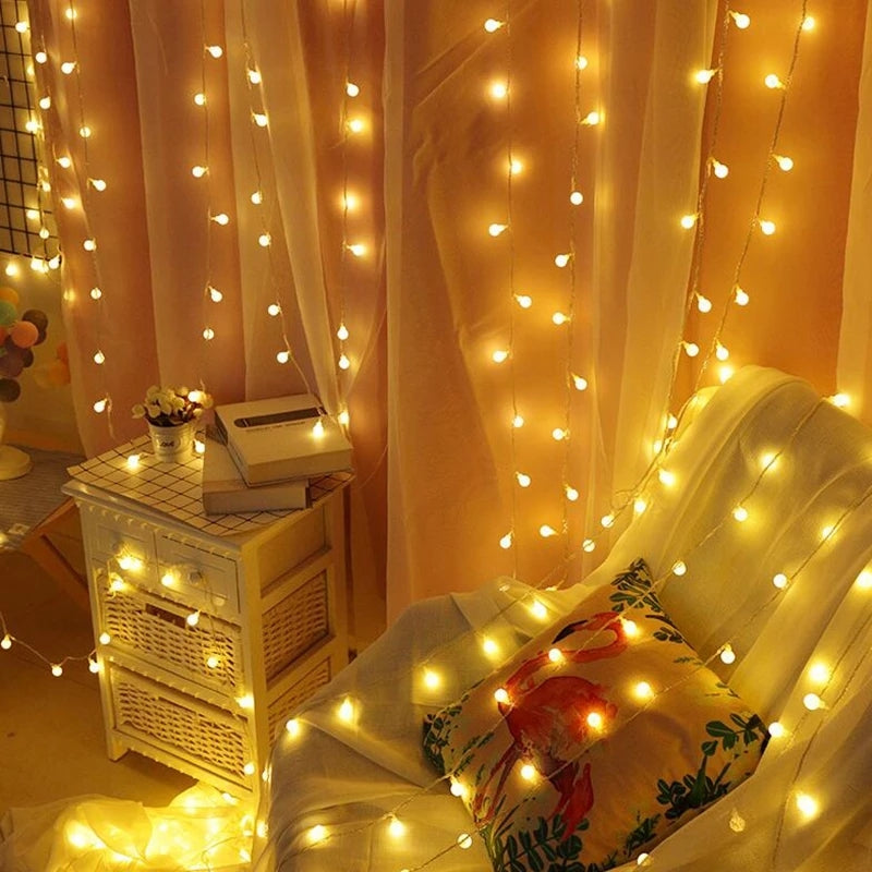 Ball led fairy string