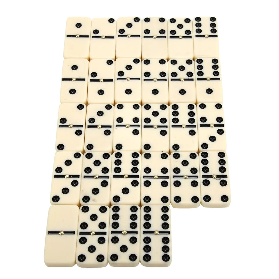 28Pcs/Set Wooden Domino