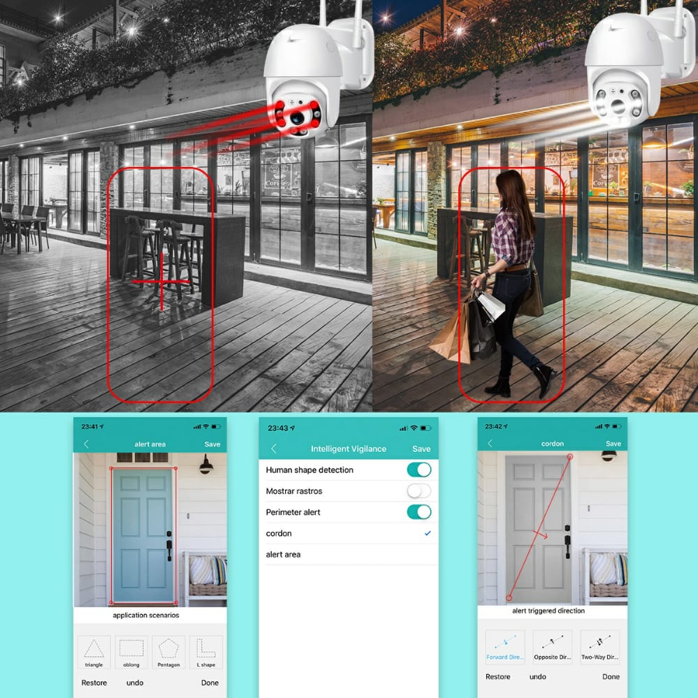 Ptz Wifi smart camera model N8-200W