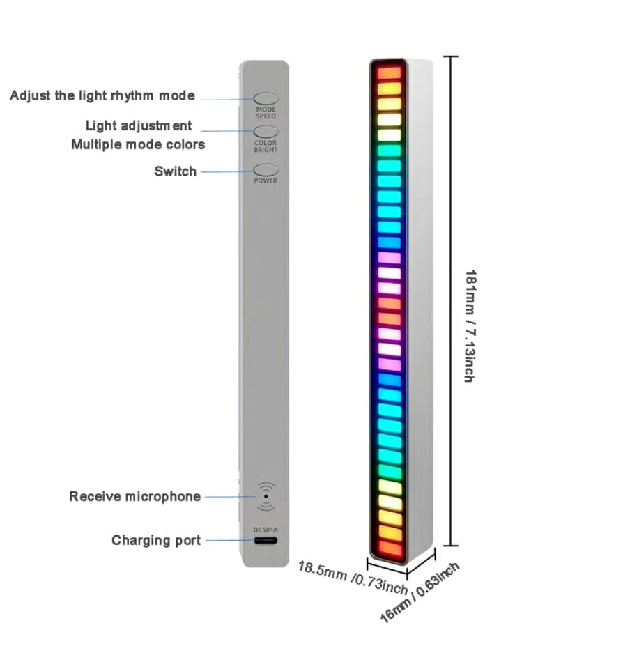 Lamp Sound Control Led Light, RGB