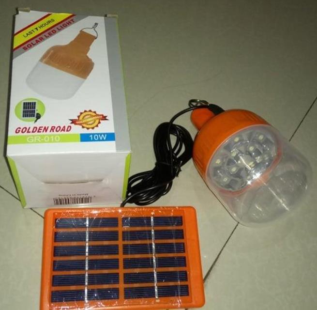 Solar panel bulb