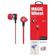 Load image into Gallery viewer, CELEBRAT D1 MAGIC WHEEL STEREO HEADPHONES EARPHONE WITH MIC FOR MOBILE PHONES
