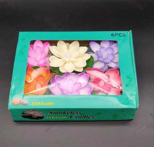 Warm White PVC Floating Lotus LED Light, For Decoration
